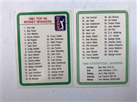 1981, 1982 Donruss Cards w/1991 Ryder Cup Cards