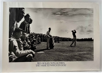 A Collection of Ben Hogan Golf Memorabilia w/ Promotional Poster