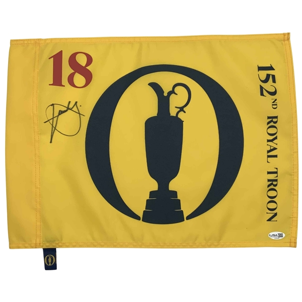 Xander Schauffele Signed 152nd Open Championship Royal Troon JSA #CS59393