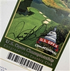 Rory Mcilroy Signed 2011 U.S. Open Championship Media Guest Ticket JSA #CS59363