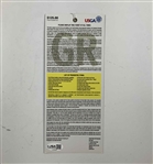 Rory Mcilroy Signed 2011 U.S. Open Championship Media Guest Ticket JSA #CS59363