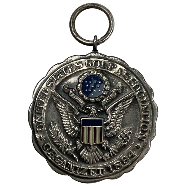 1984 US Open USGA Sterling Silver Low Scorer Medal 