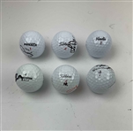 Daly, Spieth, Thomas, Janzen (Baltusrol), & 2 More Signed Golf Balls JSA ALOA