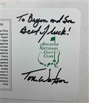 Watson, Thomas, Player & Lundquist Signed Augusta National Golf Club Scorecards JSA ALOA