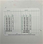 Watson, Thomas, Player & Lundquist Signed Augusta National Golf Club Scorecards JSA ALOA