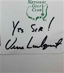 Watson, Thomas, Player & Lundquist Signed Augusta National Golf Club Scorecards JSA ALOA