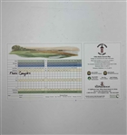 Fred Couples and Linda Hartough Signed Harbour Town Golf Links Scorecards JSA ALOA