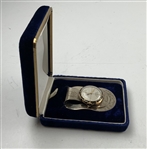 1955 US Ryder Cup Team Gifted Money Clip Watch to British Team Manager Reginald Chas. Thomas Roe 