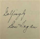 Ben Hogan Signed Power Golf. A. S. Barnes and Company, 1948. JSA ALOA