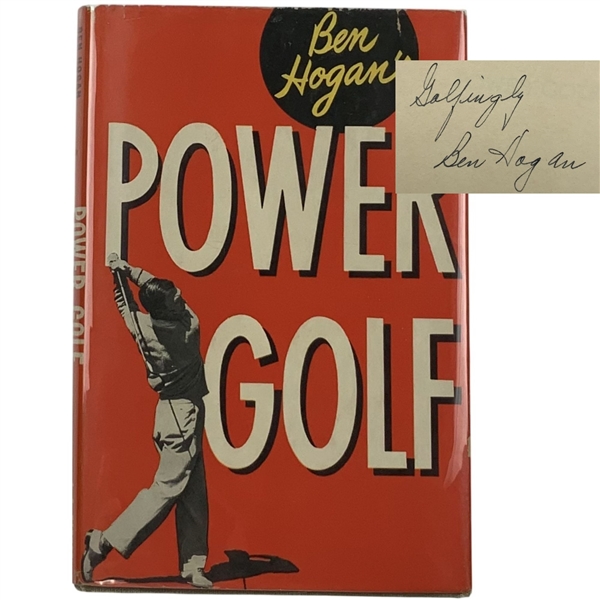 Ben Hogan Signed Power Golf. A. S. Barnes and Company, 1948. JSA ALOA