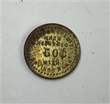 C. 1920’s The Surety Savings and Loan Company Promotional Golf Ball Bank with Original Token, Key, and Card