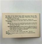 Tommy Bolt Signed 1958 US Open at Southern Hills Scorecard JSA ALOA