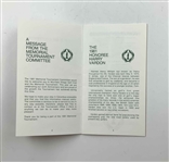 Collection of 1981 Memorial Tournament Ephemera and Photographs Honoring Harry Vardon