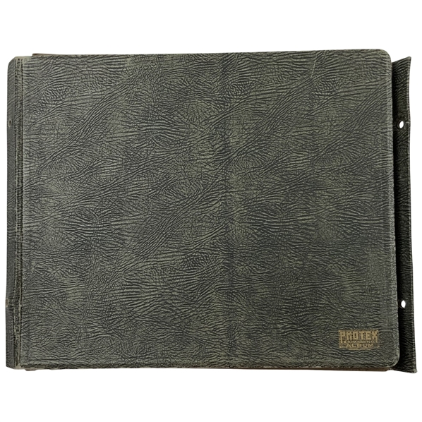 Vintage Protex Expanding Album Containing Professional Golf and Travel Photographs circa 1928-1931