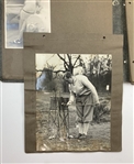 Vintage Protex Expanding Album Containing Professional Golf and Travel Photographs circa 1928-1931