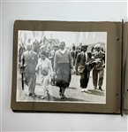 Vintage Protex Expanding Album Containing Professional Golf and Travel Photographs circa 1928-1931