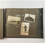 Vintage Protex Expanding Album Containing Professional Golf and Travel Photographs circa 1928-1931