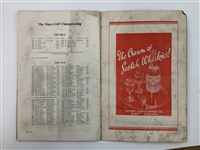 1953 Open Golf Championship at Carnoustie GC Official Program - Ben Hogan Triple Crown & Career Grand Slam