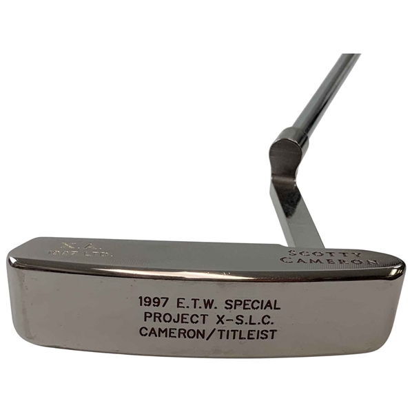 Ultra Rare 1/6 Made Scotty Cameron Scottydale X.A. 1997 E.T.W. Special Project X-S.L.C. Putter with COA