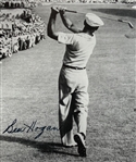 Ben Hogan Signed 1950 US Open at Merion Golf Club 1-Iron Shot
