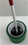 Replica Merion Style Wicker Basket Golf Flagstick w/Weighted Practice Base