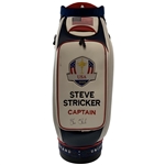 Captain Steve Stricker Signed 2020 Ryder Cup at Whistling Straits Full Size Golf Bag JSA ALOA