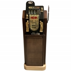 Hole In One Mechanical Three Reel Quarter Golf Slot Machine w/ Pedestal Stand - 58" Tall!