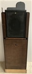 'Hole In One' Mechanical Three Reel Quarter Golf Slot Machine w/ Pedestal Stand - 58 Tall!