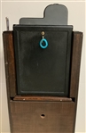 'Hole In One' Mechanical Three Reel Quarter Golf Slot Machine w/ Pedestal Stand - 58 Tall!
