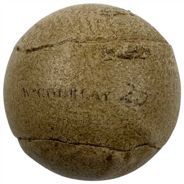 c.1830 William Gourlay (Senior) High-Grade Feather Ball w/ 25 Pennyweights Handwritten on Ball