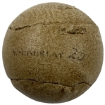 c.1830 William Gourlay (Senior) High-Grade Feather Ball w/ 25 Pennyweights Handwritten on Ball