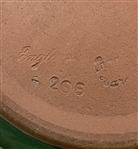 C. 1883-95 Langley Mill Ceramic Golf Theme Tobacco Jar Humidor