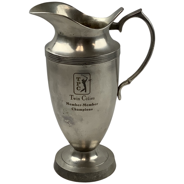TPC Twin Cities Member-Member Champions Golf Trophy Pitcher