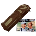 Ben Hogans Personal Used 2 Wood B.H. Headcover w/ Photo