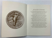 Limited Edition #126/240 Set - Eight Arnold Palmer My Eight Majors Bronze Finished Medals in Presentation Box