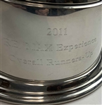 2011 RE/MAX Experience Overall Runners-Up Sanctuary Silver-Toned Trophy Cup with Lid
