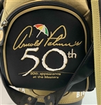 Callaway Golf Arnold Palmer Signed Limited Edition 50th Masters Appearance Staff Bag JSA #Z86573