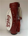A Set of MacGregor Coca-Cola 100th Anniversary Centennial Celebration Golf Clubs and Staff Bag