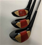 A Set of MacGregor Coca-Cola 100th Anniversary Centennial Celebration Golf Clubs and Staff Bag