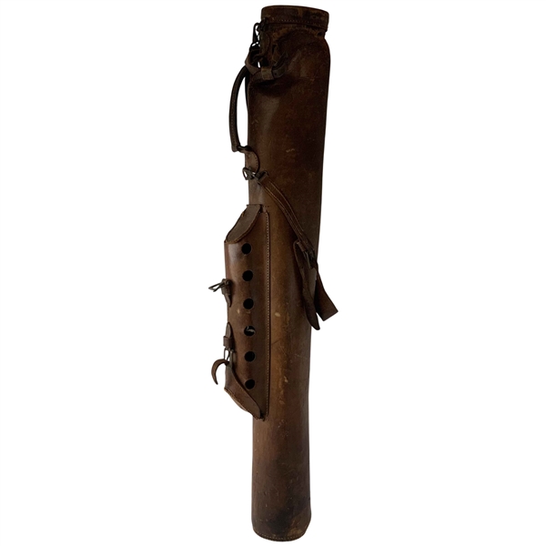 Wright and Ditson Leather Pencil Golf Bag with St. Pauls School Provenance