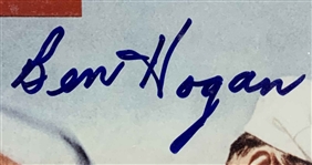 Ben Hogan Signed Framed Life Magazine Cover Print JSA ALOA