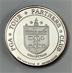 Payne Stewart PGA Tour Partners Club World Golf Hall of Fame 1 Troy Ounce .999 Fine Silver Round