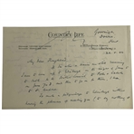 Bernard Darwin Letter Signed to William Roughead, May 22, 1944 JSA ALOA