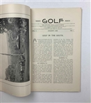 Golf Magazine. Josiah Newman, Vol. II, No. 1, January 1898.