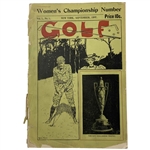 1897 Golf Magazine. Vol. I, No. 1. Josiah Newman, September - Inaugural Issue