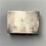 1890 Engraved Sterling Silver Snuff Box Given to M. Auchterlonie