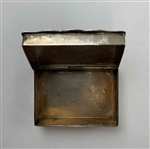 1890 Engraved Sterling Silver Snuff Box Given to M. Auchterlonie