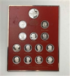 1974 World Golf Hall of Fame Commemorative Medal Collection Set