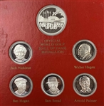 1974 World Golf Hall of Fame Commemorative Medal Collection Set