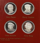 1974 World Golf Hall of Fame Commemorative Medal Collection Set